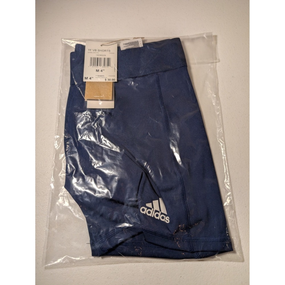 Adidas Women's TF VB‎ Compression Shorts Navy Blue Size M New with Tags - Picture 3 of 3